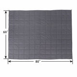 60" x80" Weighted Blanket  Full Queen Size Reduce Stress Promote Deep Sleep 20lb